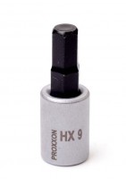 Proxxon 23577 3/8\" Allen Socket, HX 9 mm, 50 mm length NO 23 577